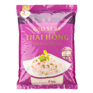 Gạo Thái Hồng ST25 thượng hạng túi 3kg