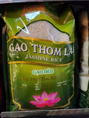 Gạo thơm lài Lotus Rice Jasmine túi 5kg