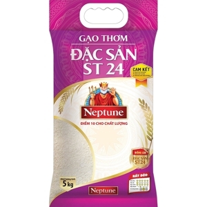 Gạo thơm Neptune ST24 túi 5kg