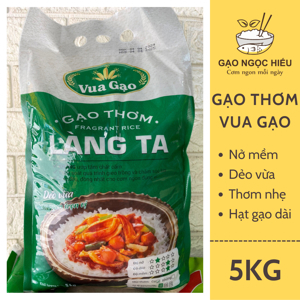 Gạo thơm Vua Gạo Làng Ta túi 5kg