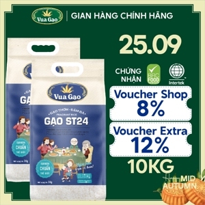 Gạo thơm Vua Gạo ST24 túi 5kg