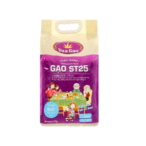 Gạo thơm Vua Gạo ST25 túi 5kg