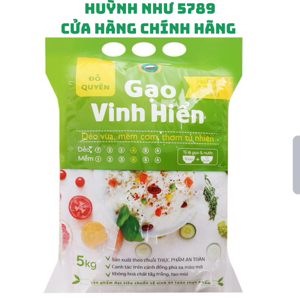 Gạo Vinh Hiển Đỗ Quyên túi 5kg