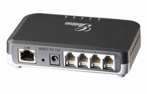 Gateway voip 4 cổng FXS Ra 4 điện thoại analog Grandstream HT704