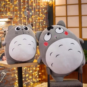 Gấu bông Totoro biểu cảm 35cm Memon cao cấp