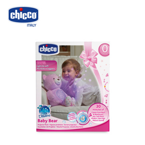 Gấu ôm phát nhạc Pink Chicco 114703
