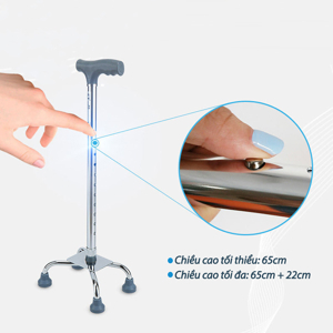Gậy 4 chân thấp Lucass B-924
