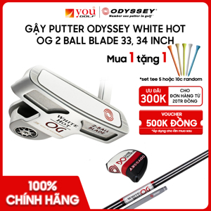 Gậy golf Odyssey Putter White Ice 2-Ball Blade