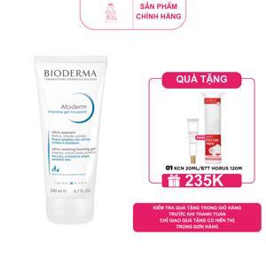 Gel làm sạch và làm dịu cho da khô Bioderma Atoderm Intensive Gel Moussant 200ml