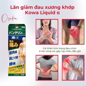 Gel bôi giảm đau nhức và viêm khớp Banterin Kowa Nhật Bản 90g