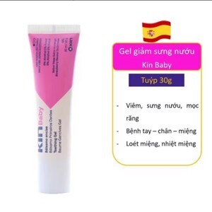 Gel Bôi Giảm Sưng Nướu Và Tay Chân Miệng Kin Baby 30ml