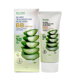 Gel đắp mặt dưỡng ẩm Blumei Jeju Aloe Vera Soothing Gel 97% 300ml