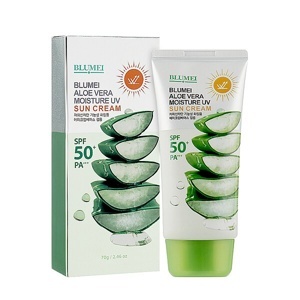 Gel đắp mặt dưỡng ẩm Blumei Jeju Aloe Vera Soothing Gel 97% 300ml