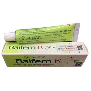 Gel dưỡng ẩm dịu nhẹ, giảm kích ứng Baifem K Herbapol 15g