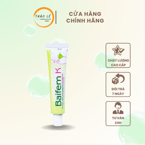 Gel dưỡng ẩm dịu nhẹ, giảm kích ứng Baifem K Herbapol 15g