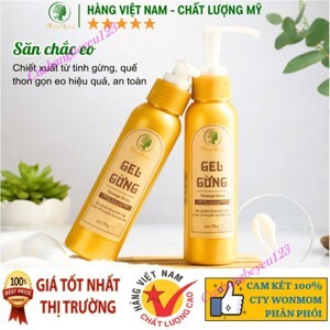 Gel gừng giảm eo wonmom 70g