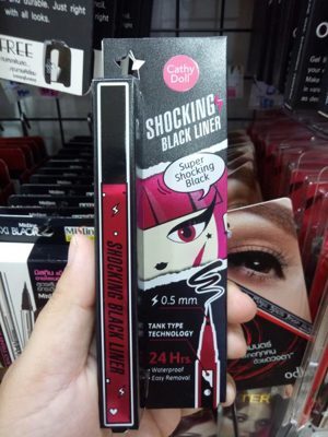 Gel kẻ mắt Shocking Black Liner Cathy Doll Karmart