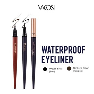 Gel kẻ viền mắt Vacosi Gel EyeLiner Natural Studio 5g