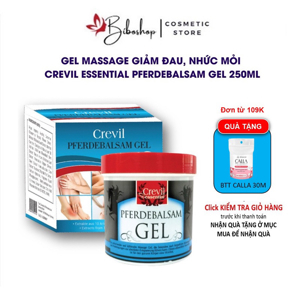 Gel masage trị liệu, giảm đau Crevil esential pferdebalsam - 250ml