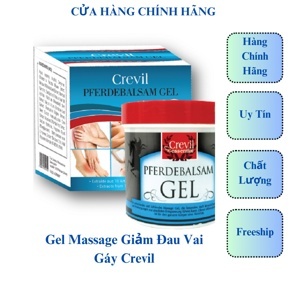 Gel masage trị liệu, giảm đau Crevil esential pferdebalsam - 250ml