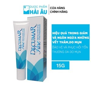 Gel ngăn ngừa mụn viêm và thâm mụn trong suốt từ nghệ Nano Decumar Pure 15gr