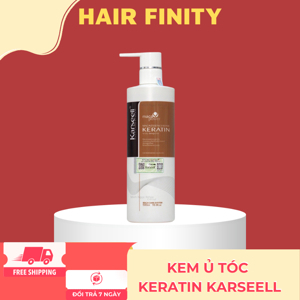 Gel phục hồi tóc hư nát trước khi uốn duỗi nhuộm Keratin Maca Karseell - 500ml
