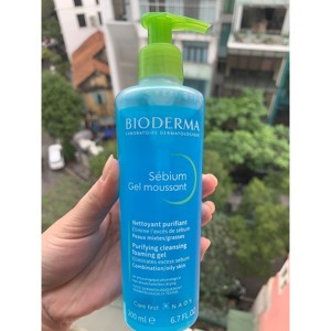 Gel rửa mặt Bioderma Sebium Gel Moussant 200ml