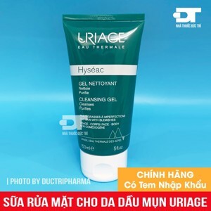 Gel rửa mặt cho da nhờn mụn, da hỗn hợp Uriage Hyséac Gel Nettoyant 150ml