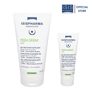 Gel rửa mặt da thường giảm nhờn ngừa mụn ISIS Pharma Teen Derm Gel 40ml