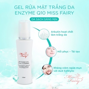 Gel rửa mặt làm trắng da tinh chất Q10 miss fairy whitening q10 facial cleanser