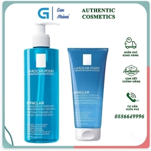 Gel rửa mặt tạo bọt cho da dầu nhạy cảm La Roche-Posay Effaclar Purifying Foaming Gel 50ml