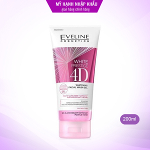 Gel rửa mặt trắng da Eveline White Prestige 4D 200ml