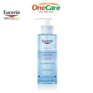 Gel rửa mặt tươi mát Eucerin Dermatoclean