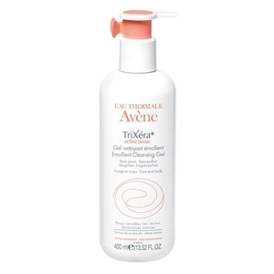 Gel rửa mặt và tắm cho da viêm thể tạng Avène TriXéra Emollient and Cleansing Gel 400ml