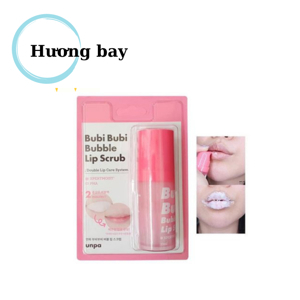 Gel sủi bọt tẩy tế bào chết môi Unpa Bubi Bubi Lip