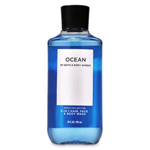 Gel tắm Bath & Body Works-Ocean 2-in-1 Hair + Body Wash