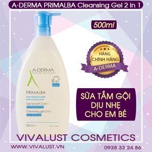 Gel tắm dịu nhẹ cho bé Aderma Primalba Gentle Cleansing Gel - 500ml