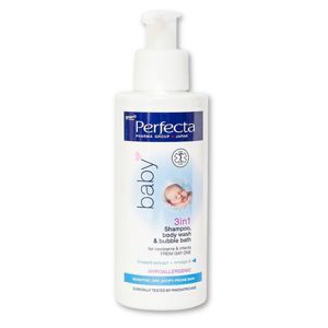 Gel Tắm Gội 3 Trong 1 Cho Trẻ Perfecta Baby 150Ml