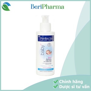 Gel Tắm Gội 3 Trong 1 Cho Trẻ Perfecta Baby 150Ml