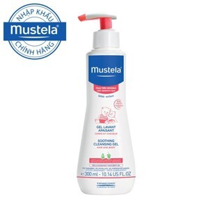 Gel tắm gội Mustela da rất nhạy cảm 300ml