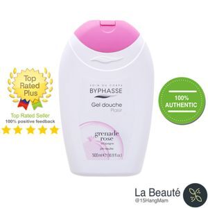 Gel tắm hồng lựu Byphasse Pink Pomegranate Shower Cream 500ml