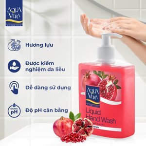 Gel tắm tái tạo da dưỡng chất quả lựu AquaVera 315ML