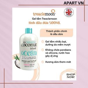 Gel tắm tinh dầu dừa Treaclemoon 500ml
