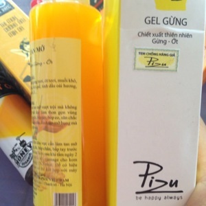 Gel tan mỡ PiZu chiết xuất Gừng ớt