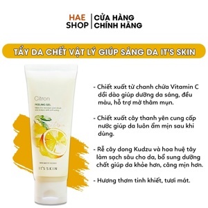 Gel tẩy da chết It's Skin Citron Peeling Gel 120ml