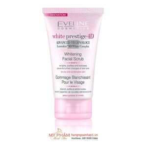 Gel tẩy da chết trắng da White Prestige 4D Eveline - 150ml