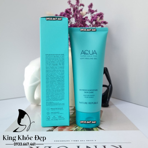 Gel Tẩy Tế Bào Chết Nature Republic Super Aqua Max Soft Peeling Gel 155ml