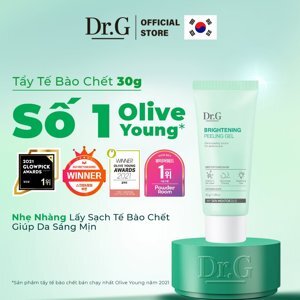 Gel tẩy tế bào chết và dưỡng trắng da Dr.G Brightening Peeling Gel 120g