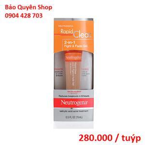 Gel trị mụn, thâm Neutrogena Rapid Clear® Fight & Fade 2-In-1