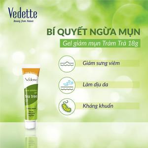 Gel trị mụn tinh chất tràm trà Vedette